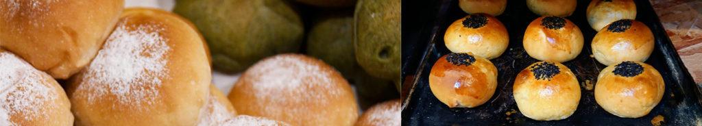 しろくまパンの定番のパン